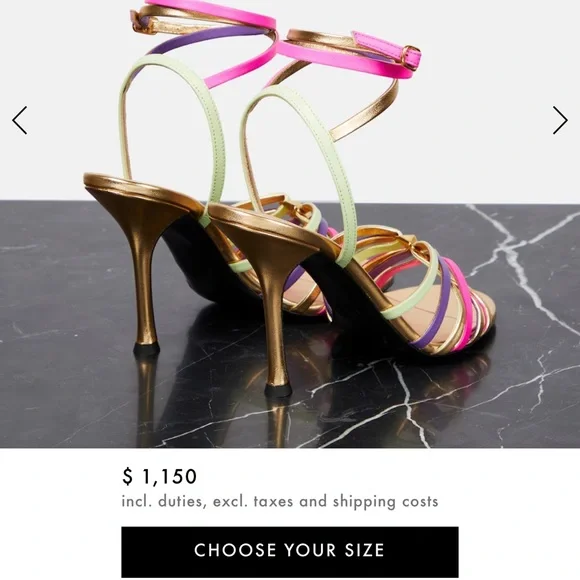 Valentino multicolor sandals - Picture 2 of 9